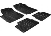Alfombrillas de goma compatibles con Citroën C3 de 2002 a 2010 (T-Design, 4 piezas)