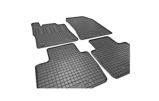 Alfombrillas de goma compatibles con Citroën C5 X 2021- (4 piezas con puntos de fijación), Imagen 2