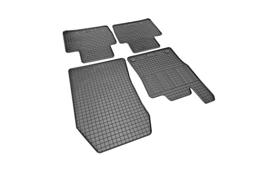 Alfombrillas de goma compatibles con Citroën C5 X 2021- (4 piezas con puntos de fijación), Imagen 4