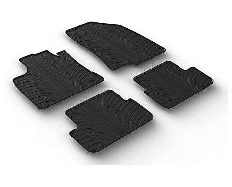 Alfombrillas de goma compatibles con Dacia Sandero III 2020