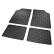 Alfombrillas de goma compatibles con Dacia Spring EV 2021 (4 piezas con puntos de fijación), Miniatura 2