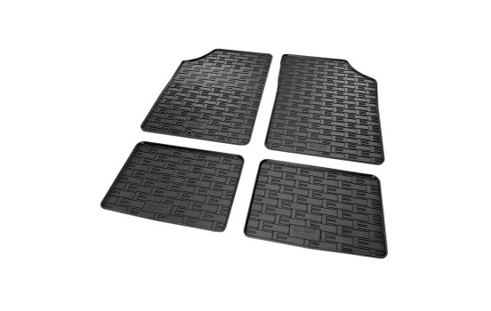 Alfombrillas de goma compatibles con Dacia Spring EV 2021 (4 piezas con puntos de fijación), Imagen 2