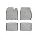 Alfombrillas de goma compatibles con Dacia Spring Facelift 2024-