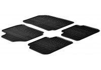 Alfombrillas de goma compatibles con Fiat Croma 2005- (T-Design, 4 piezas)