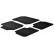 Alfombrillas de goma compatibles con Fiat Croma 2005- (T-Design, 4 piezas)