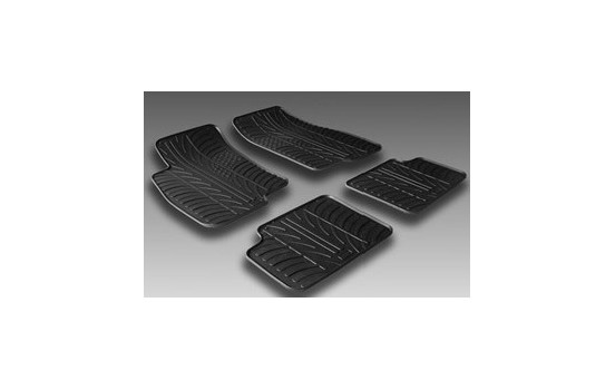 Alfombrillas de goma compatibles con Fiat Grande Punto a partir de 2005 (T-Design 4 piezas), Imagen 2