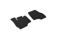 Alfombrillas de goma compatibles con Ford F-150 Super Crew 2015-2022 y 2022- (diseño T, 2 piezas)