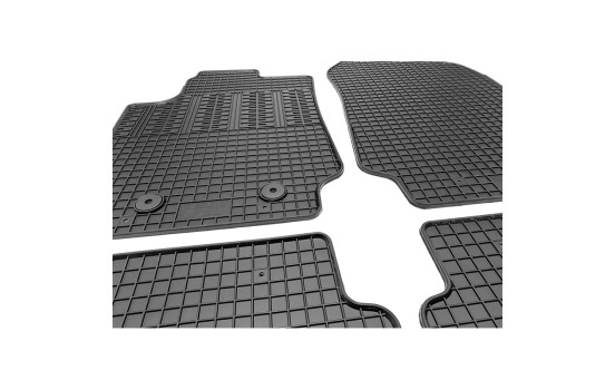 Alfombrillas de goma compatibles con Ford Ranger 2012- (4 piezas con puntos de montaje), Imagen 3