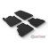 Alfombrillas de goma compatibles con Ford Tourneo Courier 2023- (perfil en T de 4 piezas + clips de montaje)