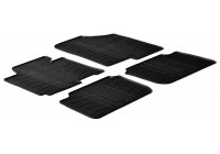 Alfombrillas de goma compatibles con Hyundai Elantra sedán 2011- (T-Design, 4 piezas)