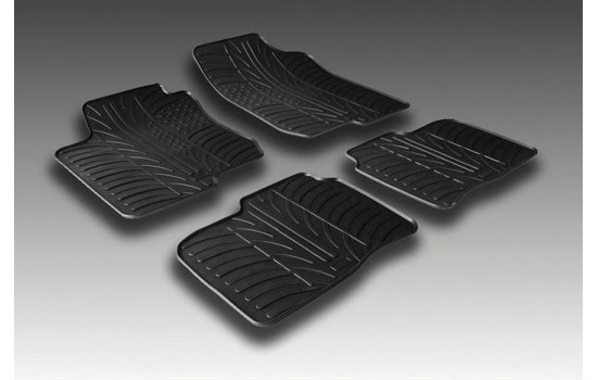 Alfombrillas de goma compatibles con Hyundai i30 / Kia Cee'd 2007-2011 (diseño T, 4 piezas), Imagen 2