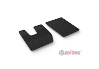 Alfombrillas de goma compatibles con Iveco S-Way 2019- (perfil G de 2 piezas + clips de montaje)
