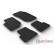 Alfombrillas de goma compatibles con Jeep Avenger (J2) (gasolina) 2023- (perfil en T de 4 piezas + clips de montaje)