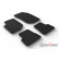 Alfombrillas de goma compatibles con Jeep Avenger (J2) (gasolina) 2023- (perfil en T de 4 piezas + clips de montaje), Miniatura 2
