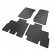 Alfombrillas de goma compatibles con Jeep Wrangler III (JK) 2007-2018 (4 piezas con puntos de montaje), Miniatura 2