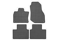 Alfombrillas de goma compatibles con Lynk & Co 01 2021- (4 piezas con puntos de montaje)