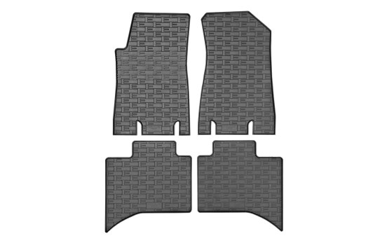 Alfombrillas de goma compatibles con Maxus ET90 Pickup 2022- (4 piezas)
