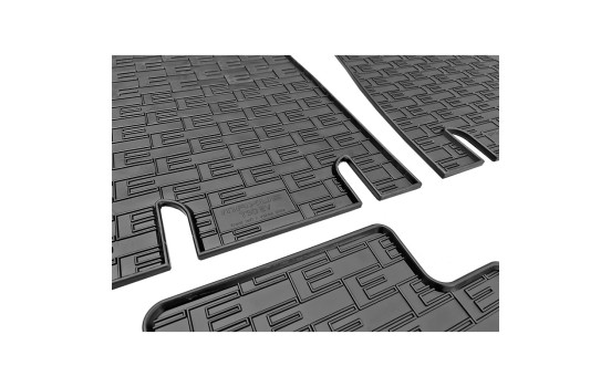 Alfombrillas de goma compatibles con Maxus ET90 Pickup 2022- (4 piezas), Imagen 4