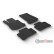 Alfombrillas de goma compatibles con Mercedes GLC X253 9/2015- (diseño T, 4 piezas + clips de montaje), Miniatura 2