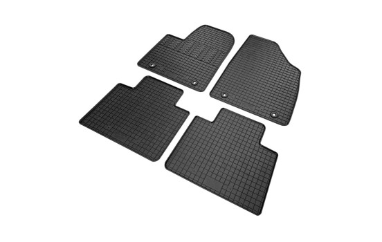 Alfombrillas de goma compatibles con MG EHS Plug-in Hybrid 2020- (4 piezas con puntos de fijación), Imagen 3