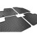 Alfombrillas de goma compatibles con MG EHS Plug-in Hybrid 2020- (4 piezas con puntos de fijación), Miniatura 4