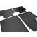 Alfombrillas de goma compatibles con MG EHS Plug-in Hybrid 2020- (4 piezas con puntos de fijación), Miniatura 5
