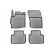Alfombrillas de goma compatibles con Mitsubishi Outlander III 2012+