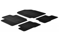 Alfombrillas de goma compatibles con Nissan Micra 2003-2011 (diseño T, 4 piezas)