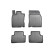 Alfombrillas de goma compatibles con Nissan Qashqai II (J11) 2014-2021