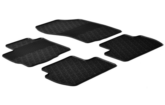 Alfombrillas de goma compatibles con Peugeot 4007 2007- / Citroen C-Cros (4 piezas)
