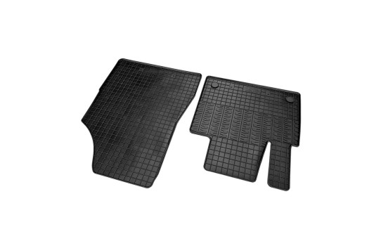 Alfombrillas de goma compatibles con Renault Kangoo III Furgon 2021- (2 piezas con puntos de fijación), Imagen 2