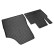Alfombrillas de goma compatibles con Renault Kangoo III Furgon 2021- (2 piezas con puntos de fijación), Miniatura 3
