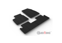Alfombrillas de goma compatibles con Renault Megane E-Tech 2022- (perfil en T de 4 piezas + clips de montaje)