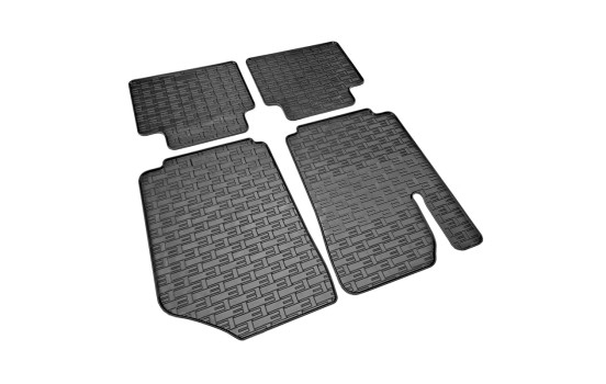 Alfombrillas de goma compatibles con Seres 3 Electric 2021- (4 piezas con puntos de montaje), Imagen 2