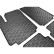 Alfombrillas de goma compatibles con Seres 3 Electric 2021- (4 piezas con puntos de montaje), Miniatura 4