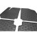 Alfombrillas de goma compatibles con Seres 3 Electric 2021- (4 piezas con puntos de montaje), Miniatura 5