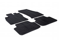 Alfombrillas de goma compatibles con Skoda Octavia III 2013- (T-Design, 4 piezas + clips de montaje)