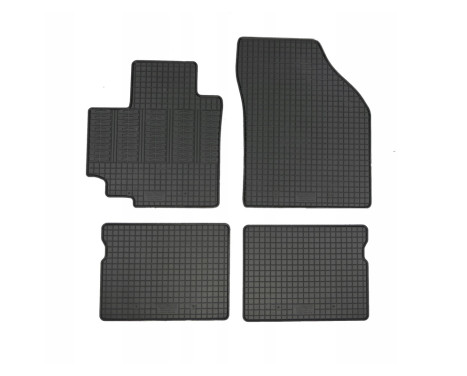 Alfombrillas de goma compatibles con Suzuki Celerio (LF) 2014- (4 piezas)
