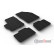 Alfombrillas de goma compatibles con Toyota Aygo X / Cross Facelift 2023- (perfil en T de 4 piezas + clips de montaje)