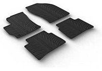 Alfombrillas de goma compatibles con Toyota Corolla Sedan Hybrid 12/2018 (4 piezas)