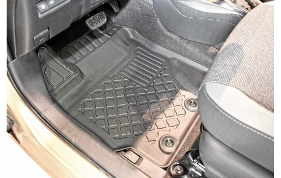 Alfombrillas de goma compatibles con Toyota Yaris III Híbrido 2011-2020, Imagen 3