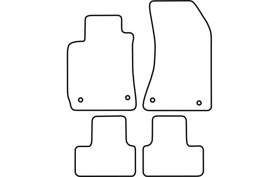 Alfombrillas de terciopelo aptas para Alfa Romeo 159 2010-, Imagen 6