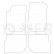Alfombrillas de terciopelo aptas para Audi 100/A6 1991-1996, 4 piezas, Miniatura 2