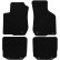 Alfombrillas de terciopelo aptas para Audi A3 1996-2003, 4 piezas