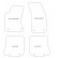 Alfombrillas de terciopelo aptas para Audi A4 1996-2001, 4 piezas, Miniatura 3