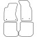 Alfombrillas de terciopelo aptas para Audi A4 1999-2001, Miniatura 6