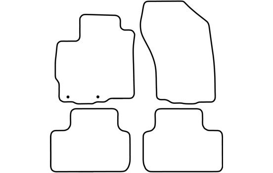 Alfombrillas de terciopelo aptas para Citroën C4 Aircross 2012-, Imagen 6