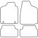 Alfombrillas de terciopelo aptas para Fiat Panda 1981-2003, Miniatura 6