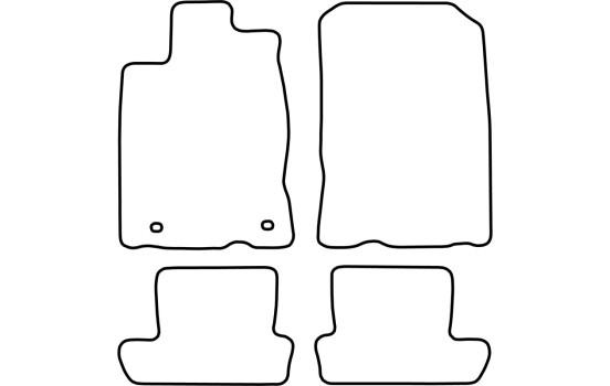 Alfombrillas de terciopelo aptas para Honda CR-Z 2010-, Imagen 6