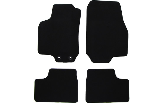 Alfombrillas de terciopelo aptas para Opel Astra G 1997-2003 4-deli